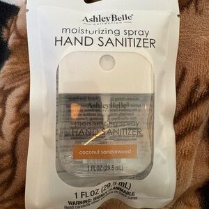 Ashley Belle Coconut Sandalwood Scented Moisturizing Hand Sanitizer Spray